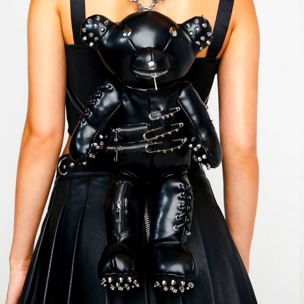 🖤🆕Dolls Kill / Current Mood “Tormented Teddy” Backpack 🖤🧷